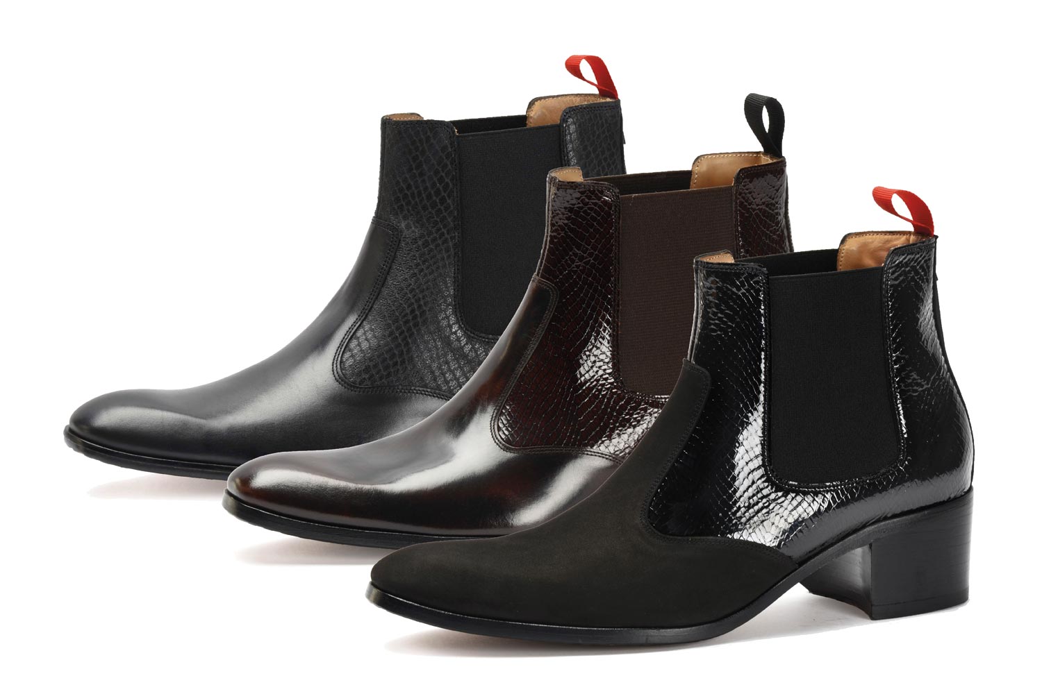 bottine noir talon haut