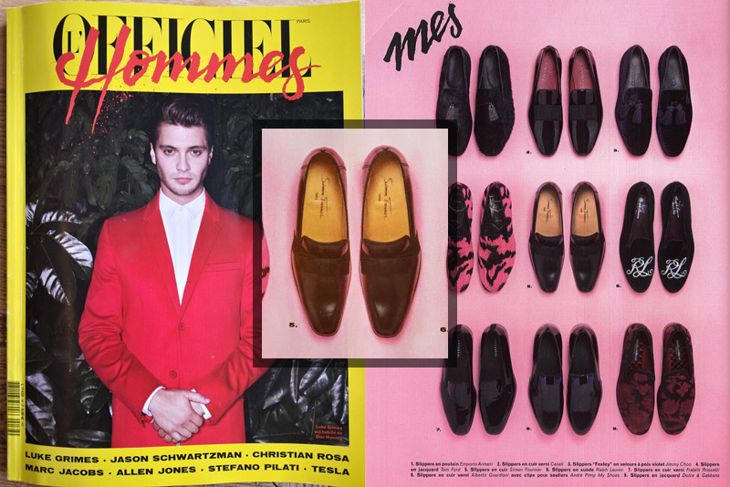 SIMON FOURNIER PARIS dans le magazine L'Officiel Hommes